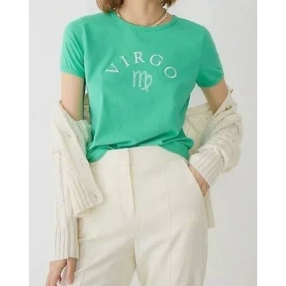 J Crew Virgo Zodiac T Size M NWT - Picture 1 of 8